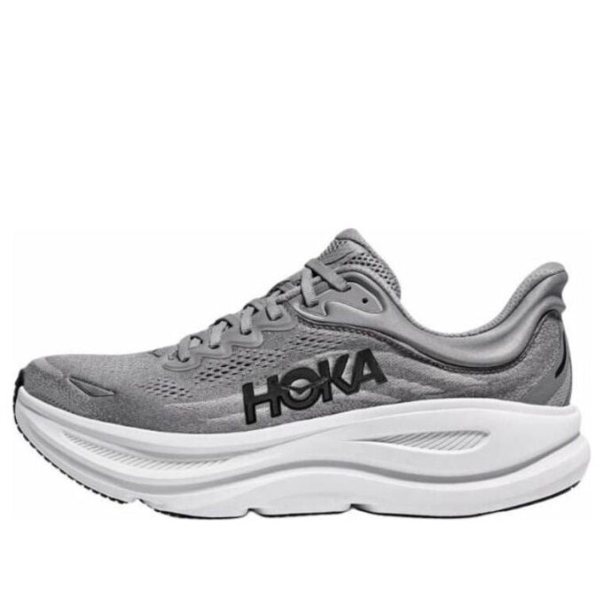 HOKA ボンダイ 9 ワイド ‘グレー’
