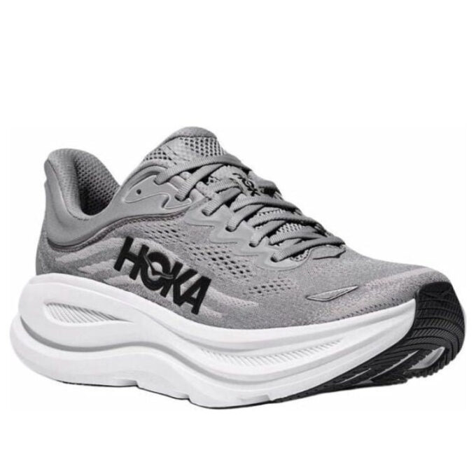 HOKA ボンダイ 9 ワイド ‘グレー’