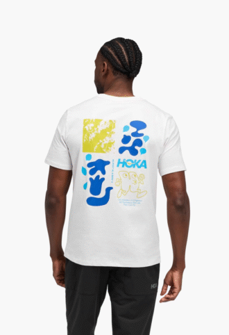 HOKA コラージュ 半袖 Tシャツ