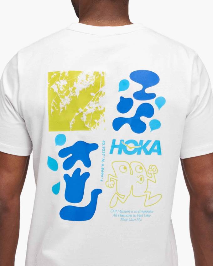 HOKA コラージュ 半袖 Tシャツ