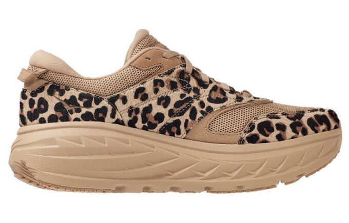 HOKA x エンジニアード ガーメンツ ボンダイ L ‘レオパード’