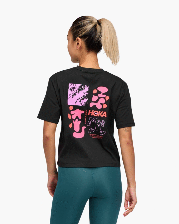 ホカ コラージュ 半袖Tシャツ