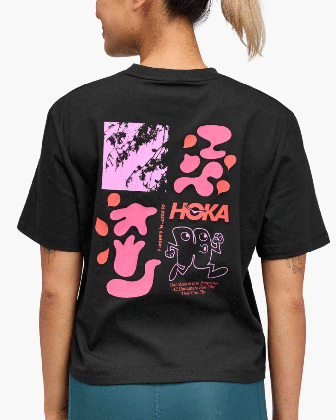 ホカ コラージュ 半袖Tシャツ